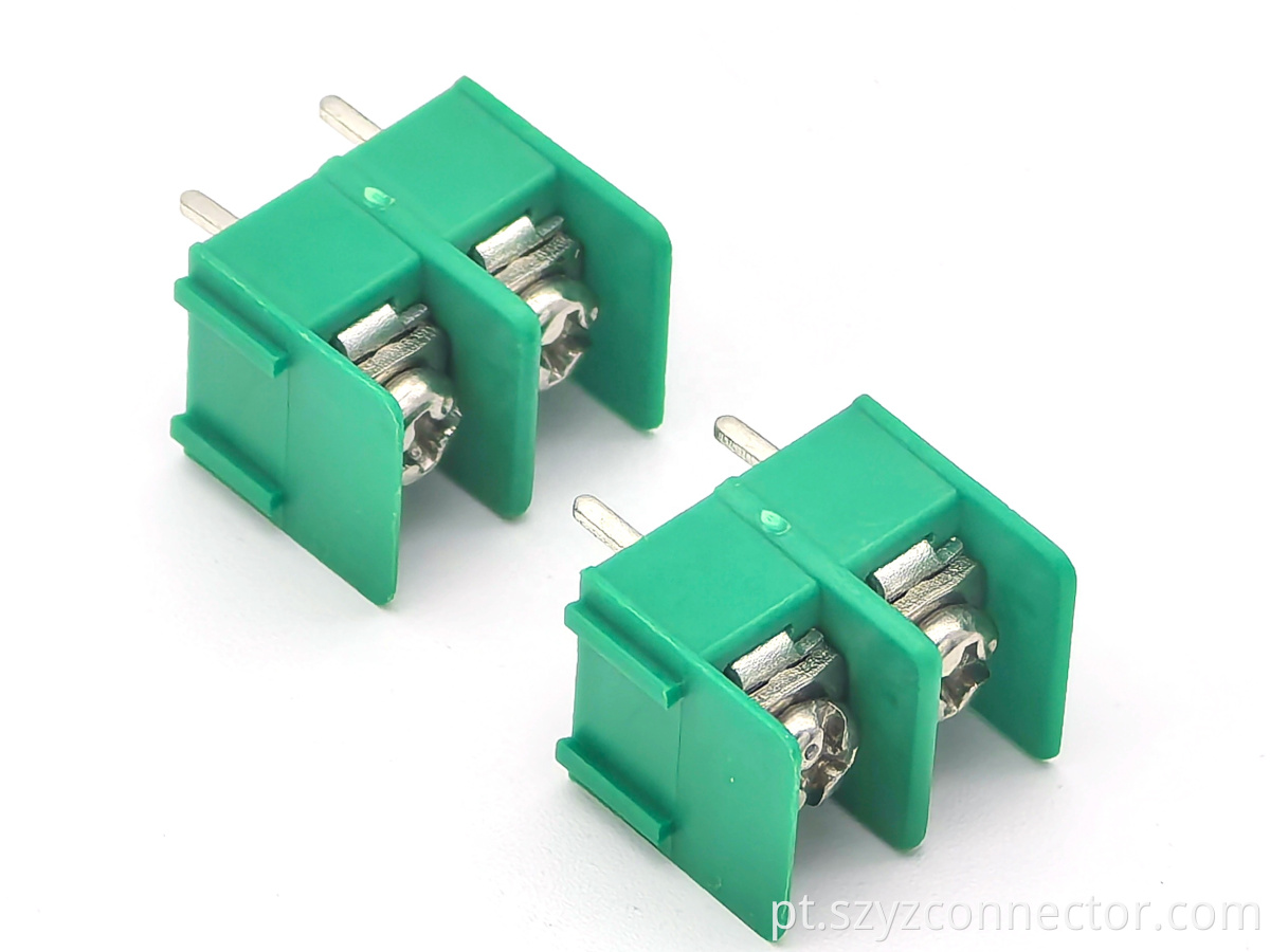 Blocos terminais de barreira de 7,62 mm 2p 7.62mm barrier terminal blocks 2p